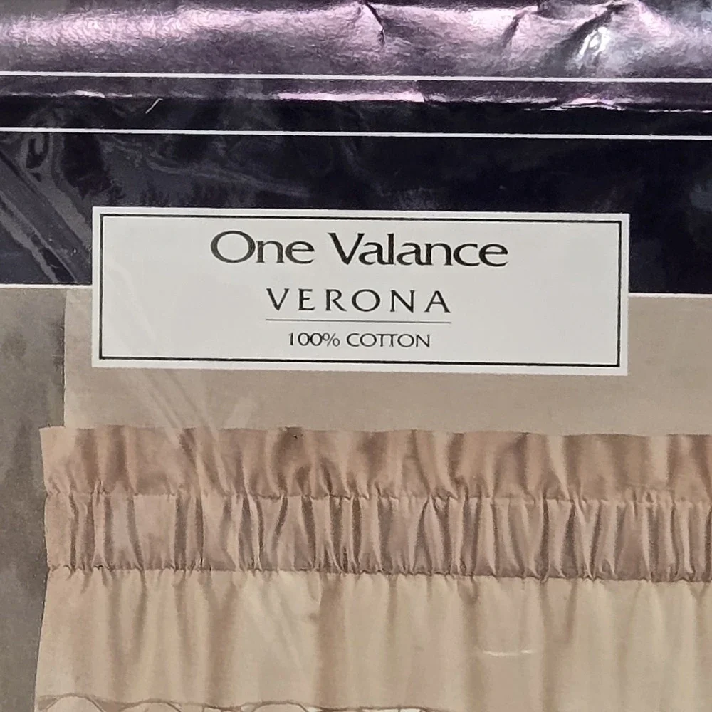 Handmade Home Company One Valance Verona 100% Cotton 1995